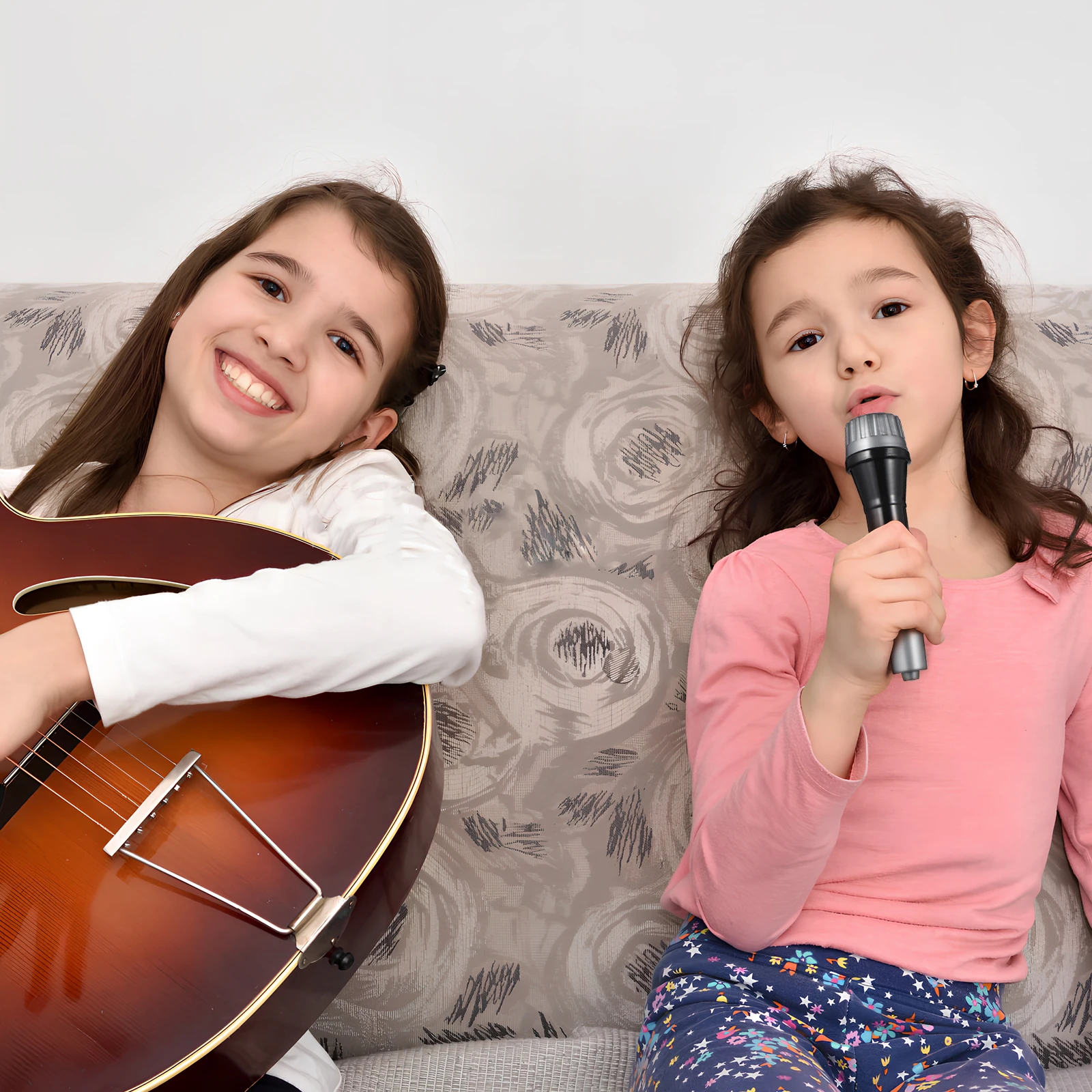 

12 Pcs Black Plastic Microphone Props Child Party Favor s