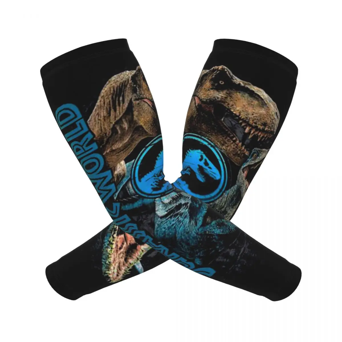 

Рукава «Мир Юрского периода» для мужчин и женщин, защита от солнца и ультрафиолета, татуировка, спортивное охлаждение, езда на велосипеде