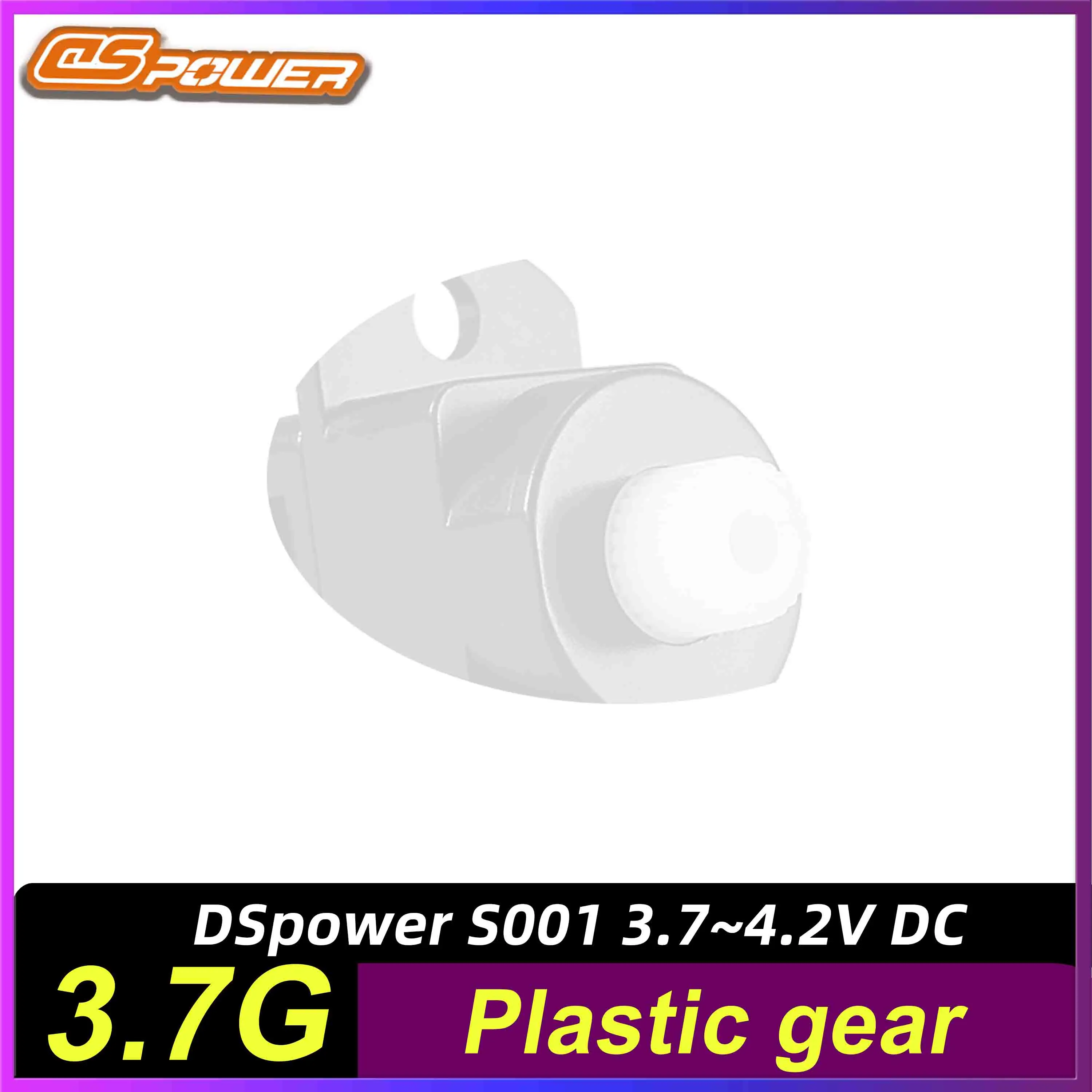 DSpower 3.7g Mini Digital Servo Coreless Motor Plastic Gear 3.7~4.2V  for RC Helicopter Airplane Multicopter Quadcopter Model