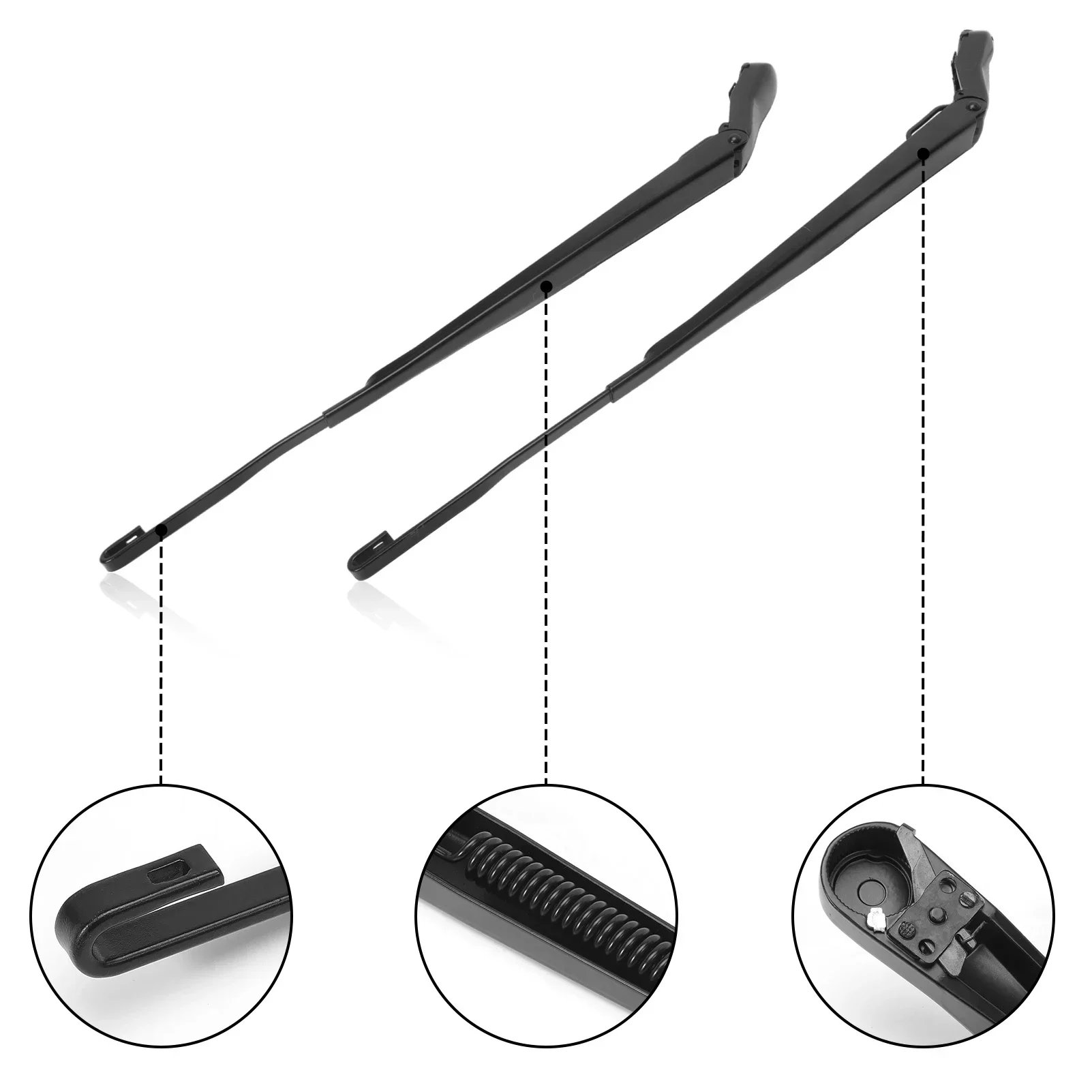 

FL3Z-17526-A 2 PCS Front Right & Left Side Windshield Wiper Arm FOR F-150 2015-2020 FL3Z-17527-A