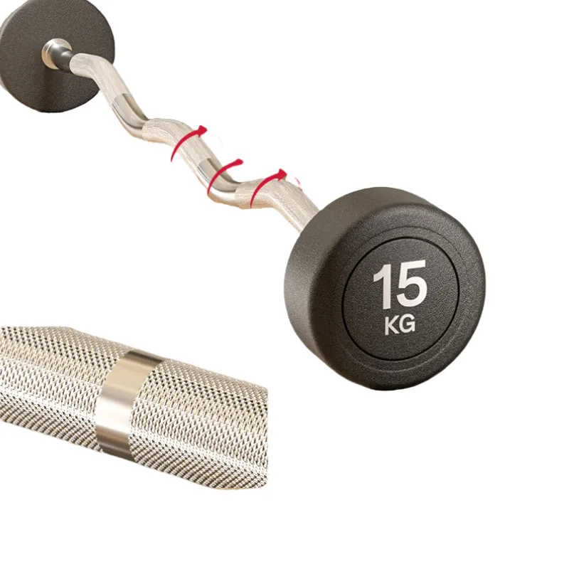 مصنع الجملة الصالة الرياضية الحديد مجموعة شريط مستقيم ومنحني مع رف معدني المطاط خمس طبقات #3