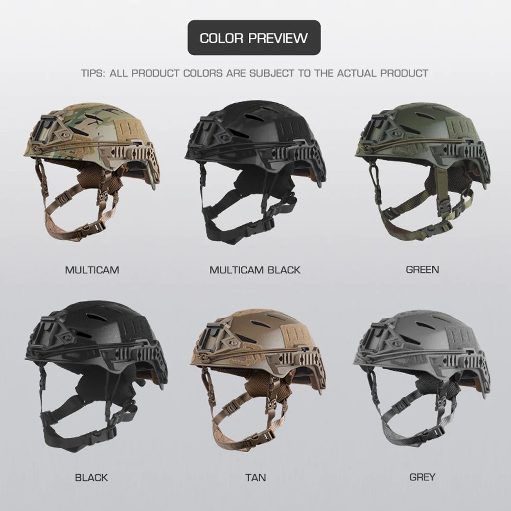 Casco táctico ligero Wendy 3.0 para entrenamiento y paintball - imagen 5