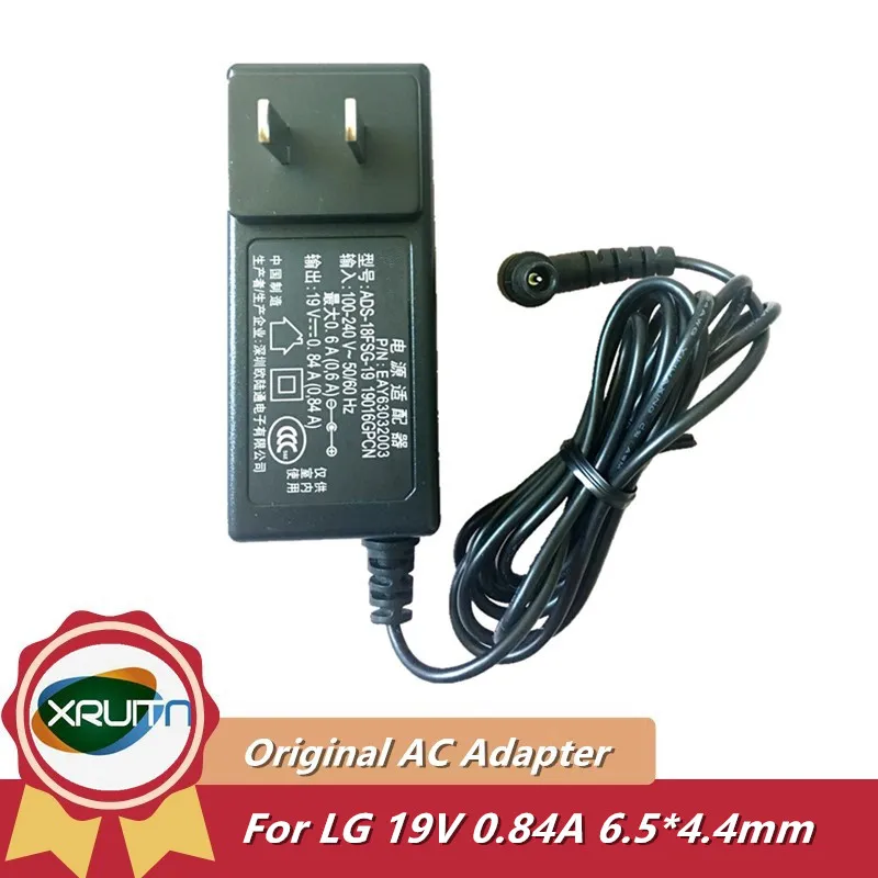 

Original US Plug AC Adapter Charger 19V 0.84A For LG 9M38D 20M35D LCD Monitor Power Supply ADS-18FSG-19 19016GPCN EAY63032003