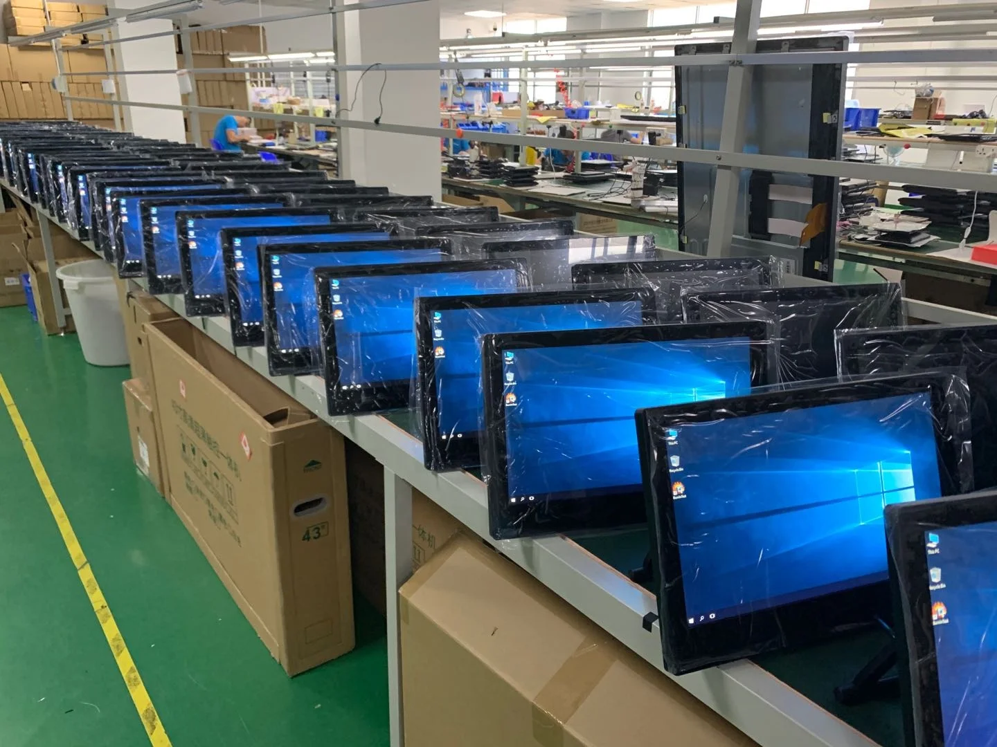 Accepted Customized 15.6 17.3 18.5 21.5 Inch AIO Advertising 1ntel J1900 I3 I5 I7 Win 10 Tablet PC