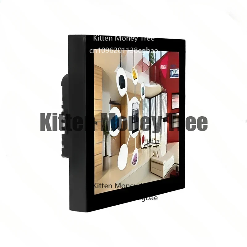 2024 جديد ycsm41p 4 بوصة نظام أندرويد لينكس جهاز منزلي RK3566 روكشيب رباعية النواة usb واي فاي التبديل المنزل الذكي لينوكسون الفنادق