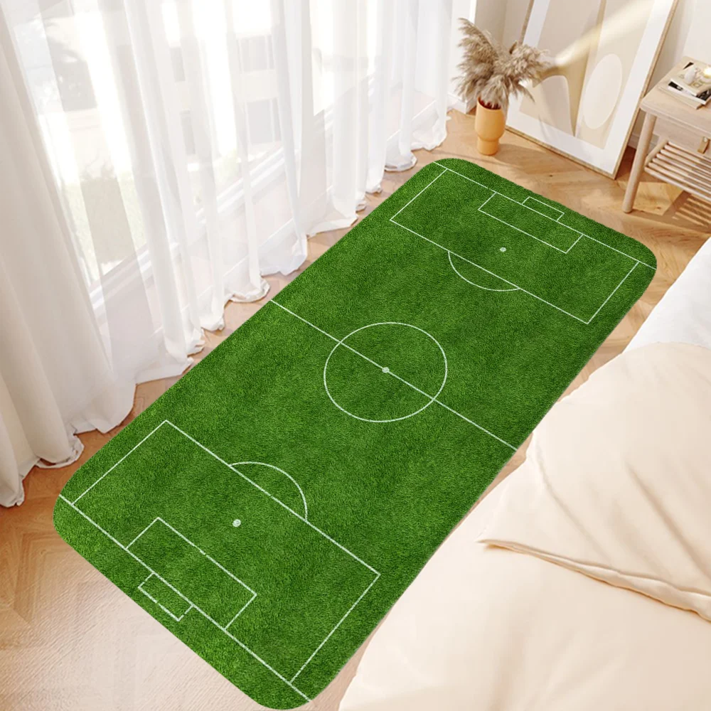 

Football Field Carpets Door Carpet for Kitchen Rug Doormat Entrance to Home Decoration Accessories Mat for Hallway on the Floor