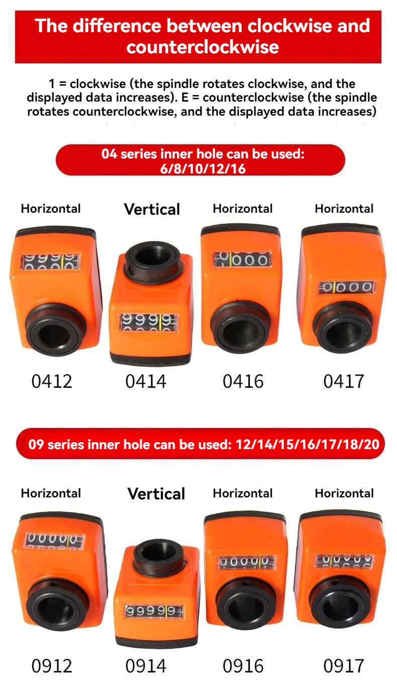 Digital Position Display Woodworking Machinery Counter 04/09/10 Screw Shaft Machine Tool Non-standard Customization 12 16