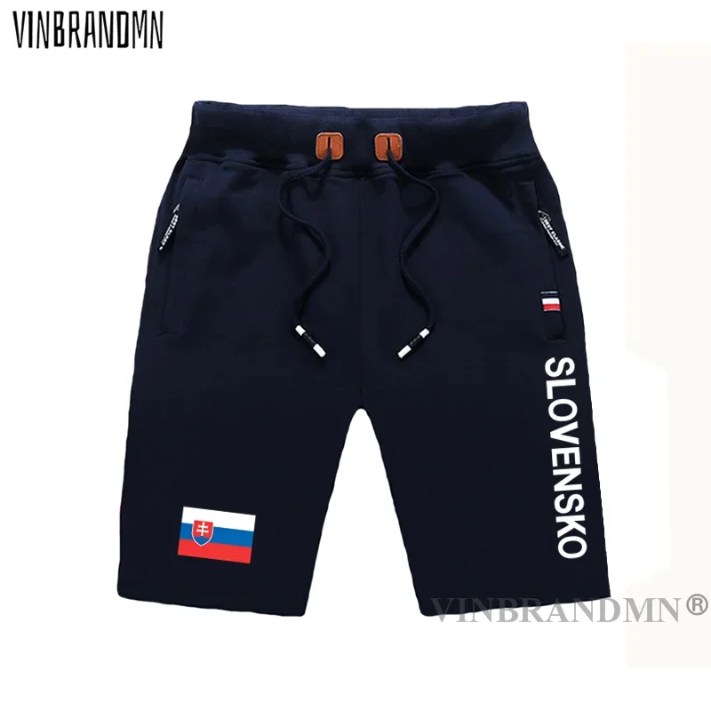 Slovak Republic Slovakia mens shorts beach man men's board shorts flag workout zipper pocket sweat bodybuilding SVK Slovensko