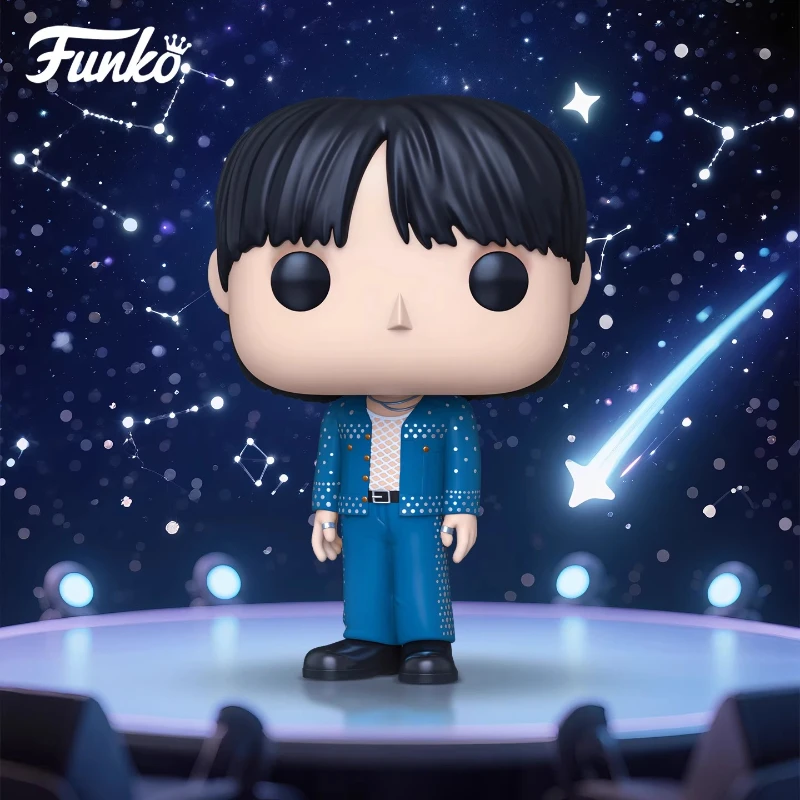 

Подлинная версия FUNKO POP Bangtan Sonyeondan Jimin (например, сумасшедший), украшение для рабочего стола, модель игрушки, Коллекционная модель