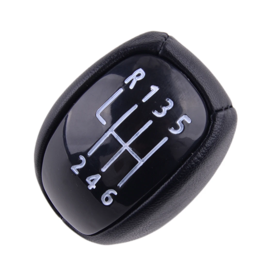 Black 6 Speed Car Manual Gear Shift Stick Lever Knob Fit For Renault Laguna MK3 2007 2008 2009 2010 2011 2012 2013 2014