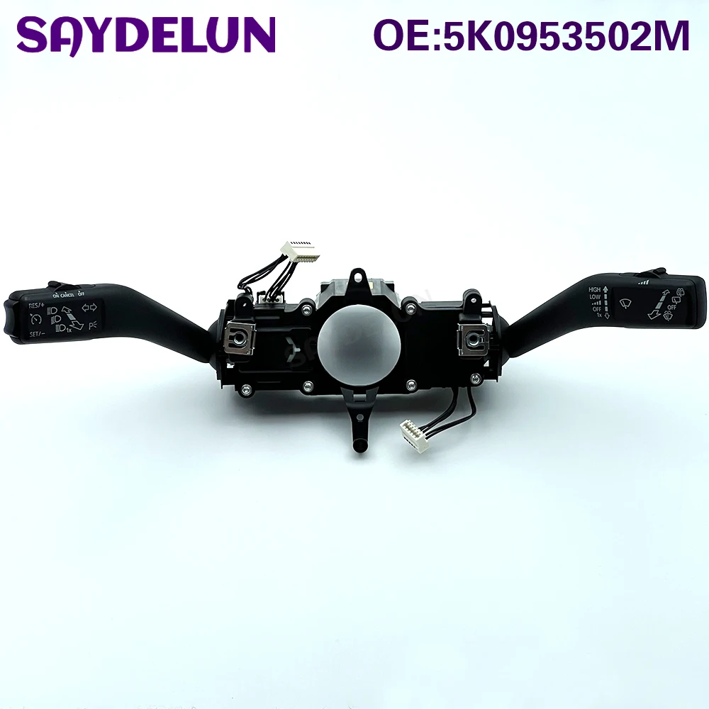 

5K0953502M Steering Column Combination Switch Multifunction Key Rear Wiper Cruise Control Turn Signal Switch For VWTiguan SKODA