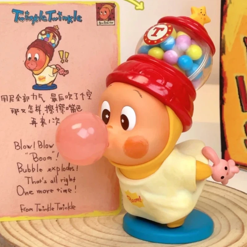 POPMART 123 وميض وميض سلسلة صندوق أعمى يكون ليتل ستار Kawaii ديكور الإبداعية صندوق غامض العصرية مفاجأة دمية الفتيات الهدايا #4