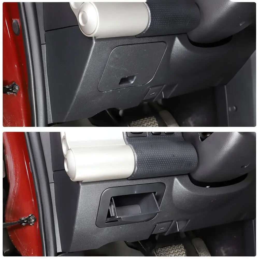 Caixa de armazenamento para a consola central, bandeja para Toyota FJ Cruiser 2007-2021, organizador de assento interior, acessório, suporte de plásti