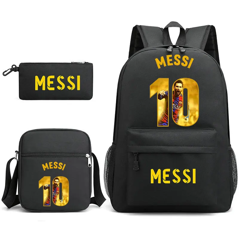 Messi zaino Canvas Laptop College School Bags Vintage Book Bag donna uomo studente zaino Girl Boy Mochilas