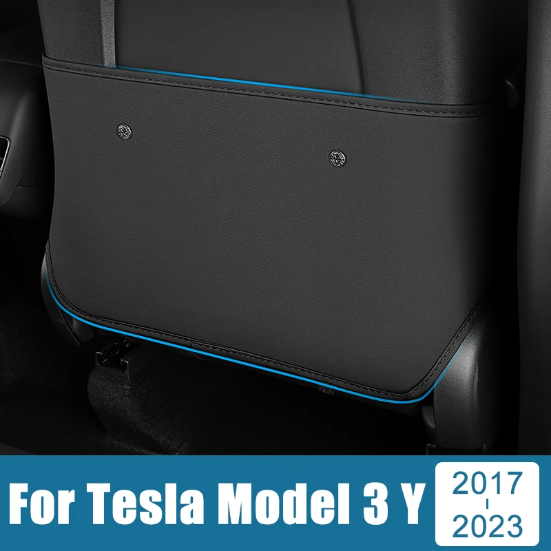 

Car Accessories For Tesla Model 3 Y 2017 2018 2019 2020 2021 2022 2023 Seat Back Anti Kick Mat Protection Clean Anti-Dirty Mats