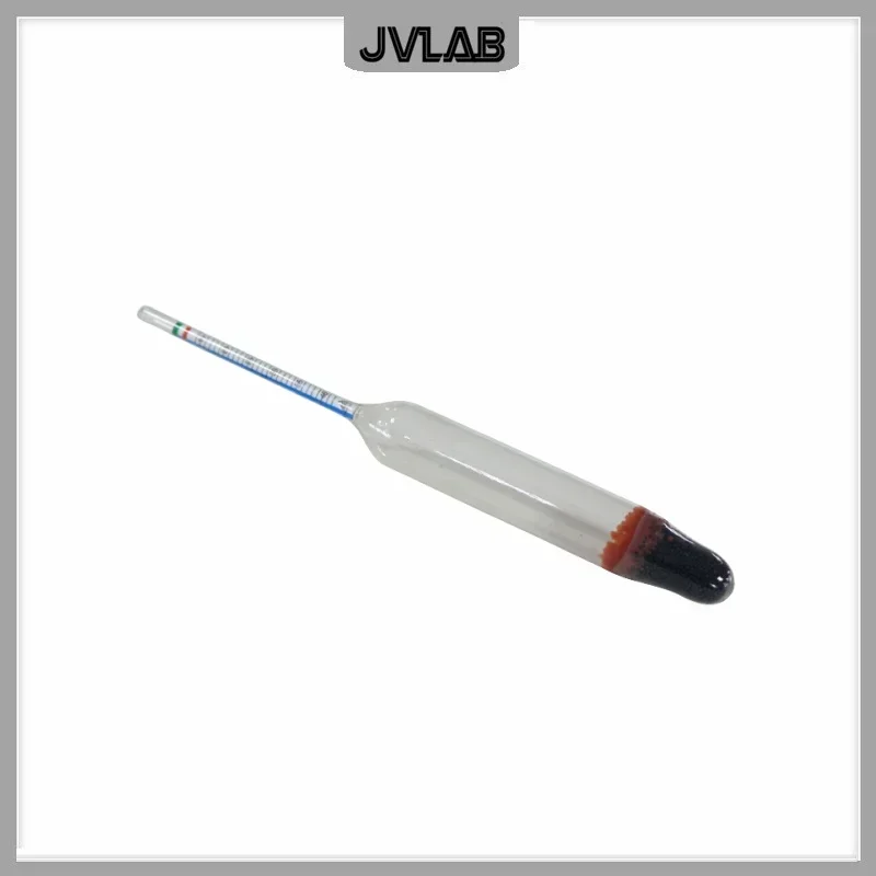 Milk Densimeter 15-40 for Temperature and Density Measurement Milk Hydrometer Glass Float Thermometer