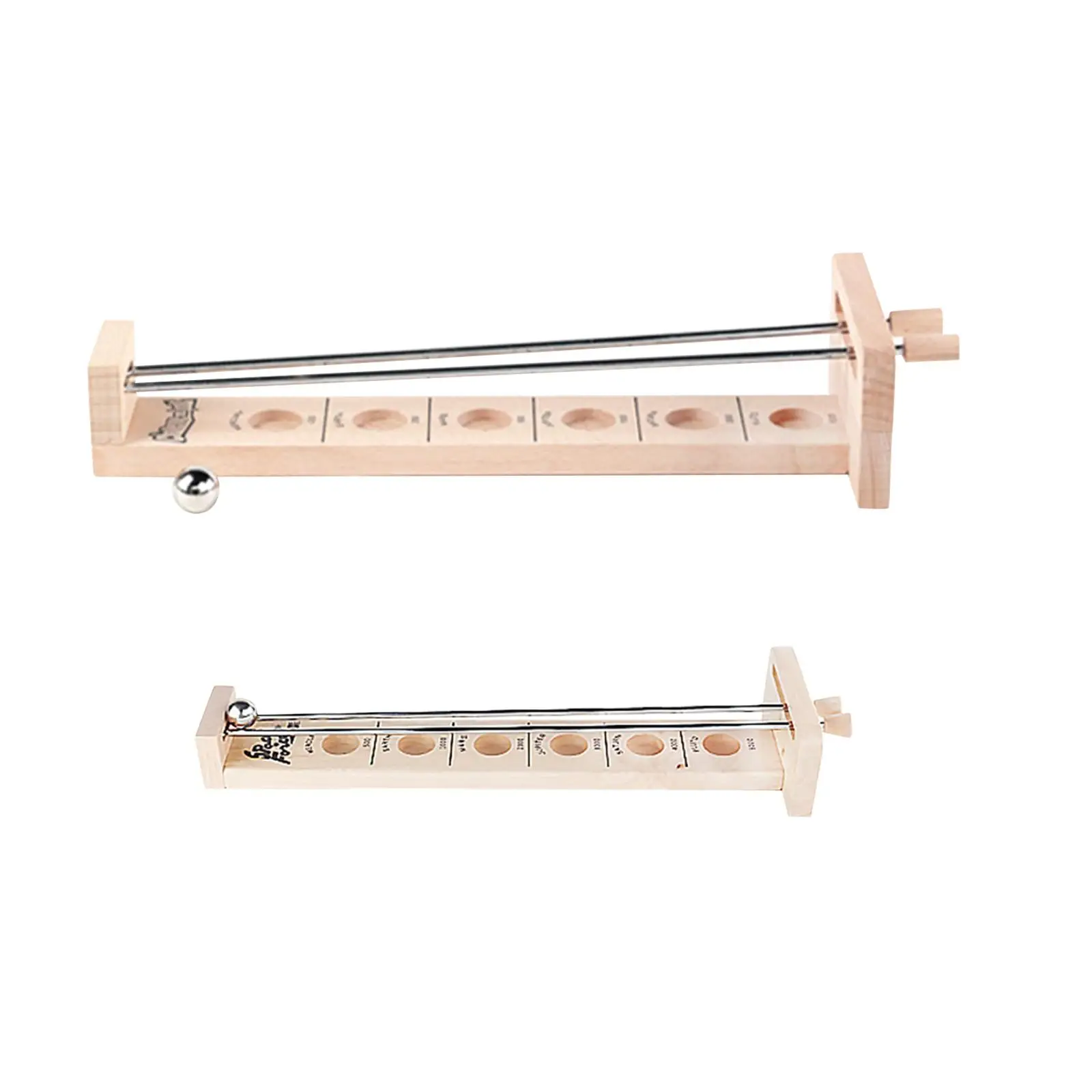 

Wooden Desktop Ball Game Intelligent Puzzle Balance Desktop Ball Wooden Hockey Play for Children Adult Boys Girls Friends Gift