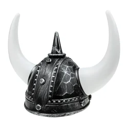 Viking Horn Hat Masquerade Costume Ski Decor Helmets for Adults Ox Decorate