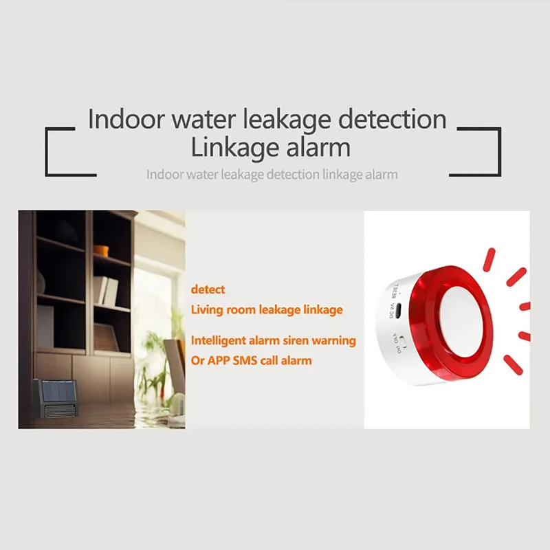 Tuya Zigbee Smart Rain Sensor for Wireless Outdoor Rain Detection Water Leak Sensor Linkage Control Wireless App Control