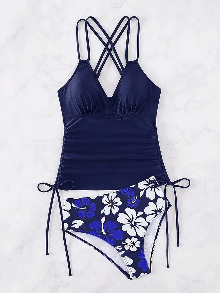 Sexy Swimwear Women Tankini 2026 Bikini Set Two Pieces Swimsuit Woman Bathing Suit Female Brazilian Beach Wear Monokini Swimming