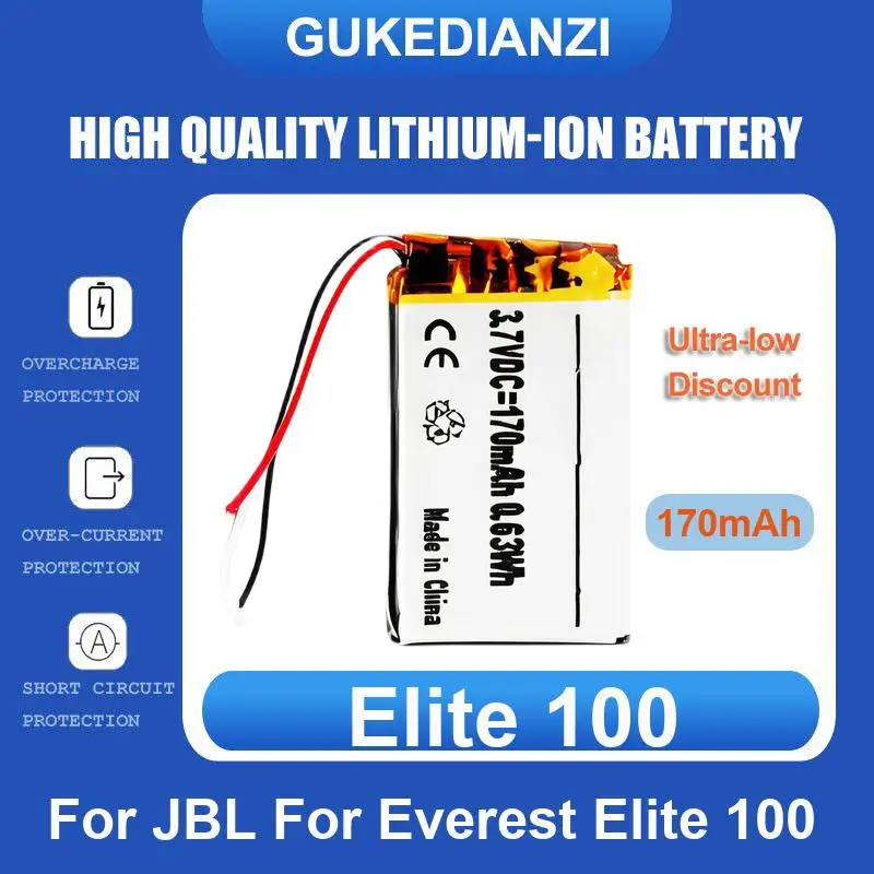 

Battery For JBL Everest Elite 100 Synchros E50BT P433638 Headset