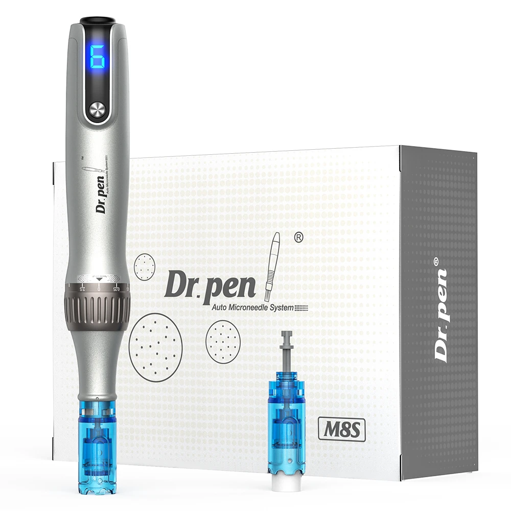 dr-penna-per-microneedling-m8s-con-2-cartucce-di-ricambio-kit-penna-wireless-per-microneedling-strumenti-professionali-per-la-cura-della-pelle