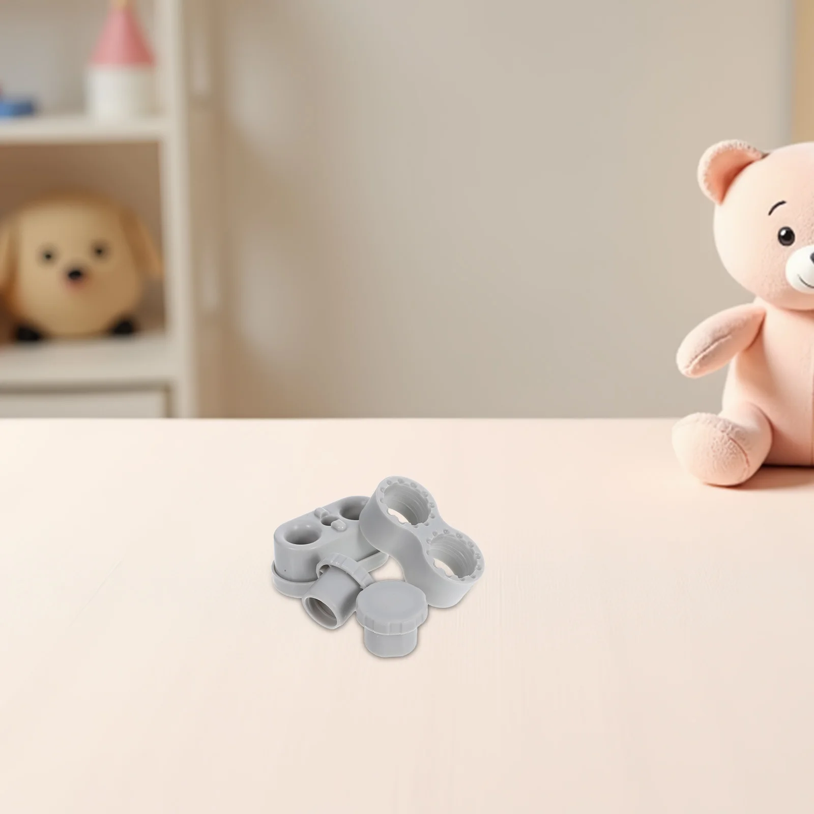 1Set Base stabilizzatrice per box per bambini Secure Fibbia di fissaggio antiscivolo Parti di ricambio per connettore box in plastica per la sicurezza del bambino