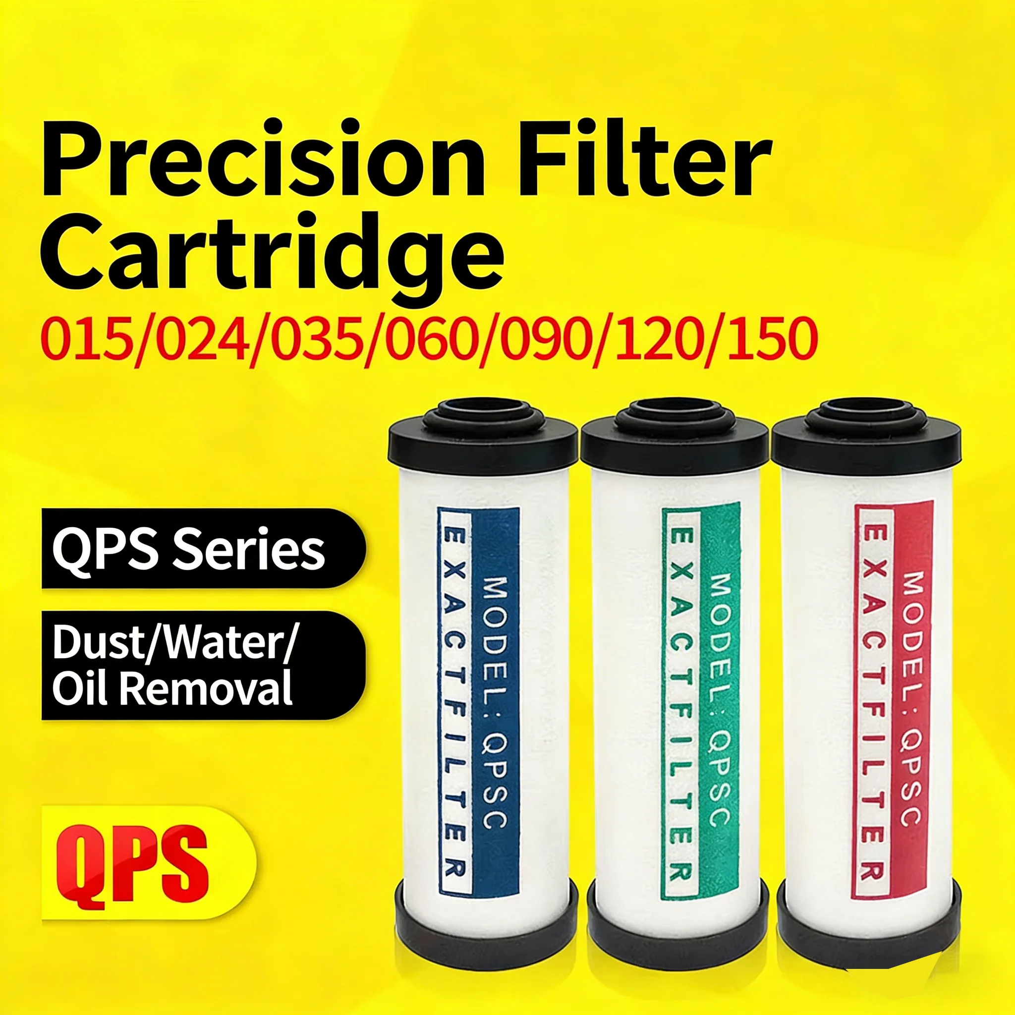 Compressed Air Precision Filter Element 015Q/024P Cold Dryer Drying 035S Air Compressor Filter Element 102 / 128