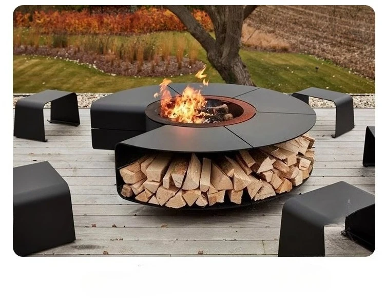 Tuingrill houtkachel