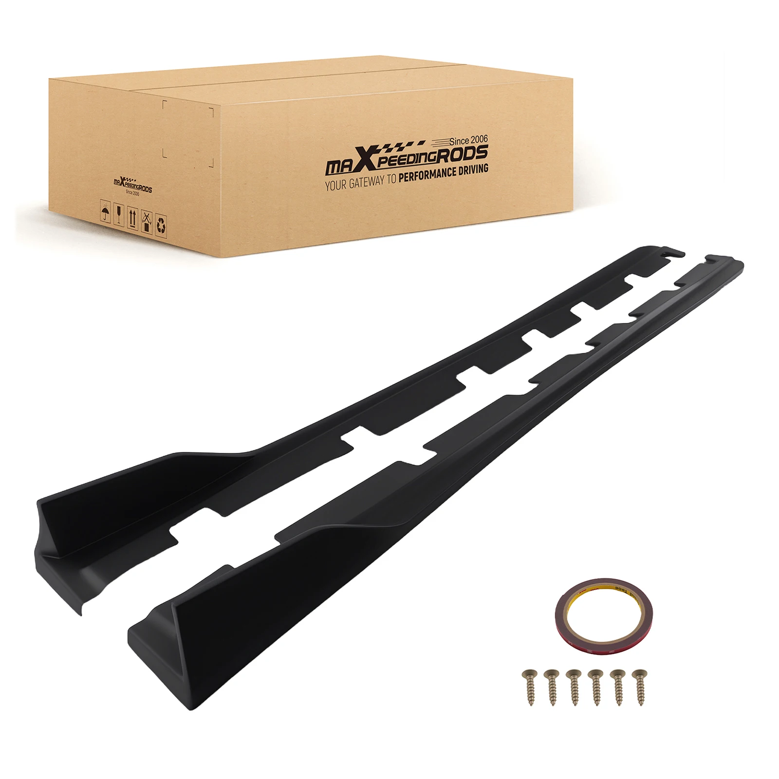 ABS Side Body Panel Extension for Lexus IS Series 2014-2020 Matte Black Set New