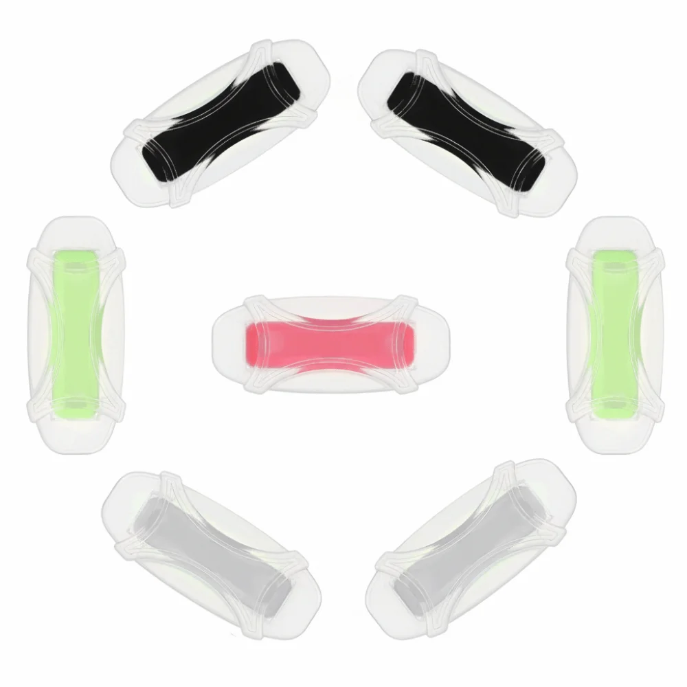 

7 шт., мягкий силиконовый теннисный виброгаситель, рифленая структура, 25 мм, теннисный амортизатор, упаковка из 7 амортизаторов для теннисной ракетки