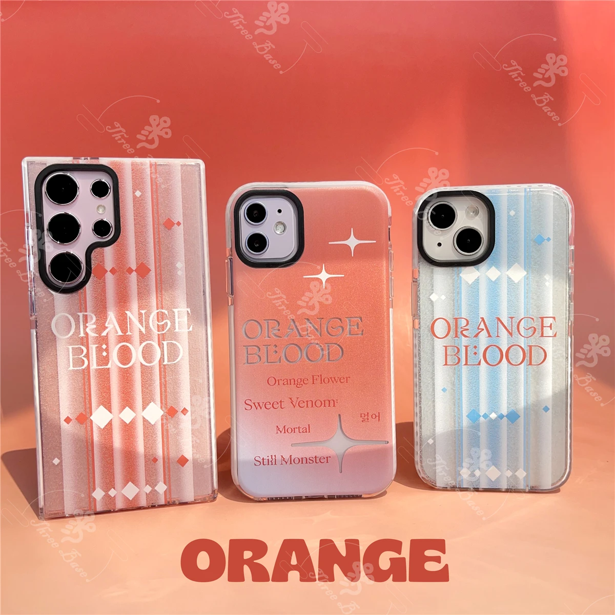 Phone case KPOP Orange Blood For Samsung galaxy NOTE9 10 Note20 A22 A33 A34 A32 A23 A54 A53 A14 A73 A72 A02S A04 A03 A52 A13 A12