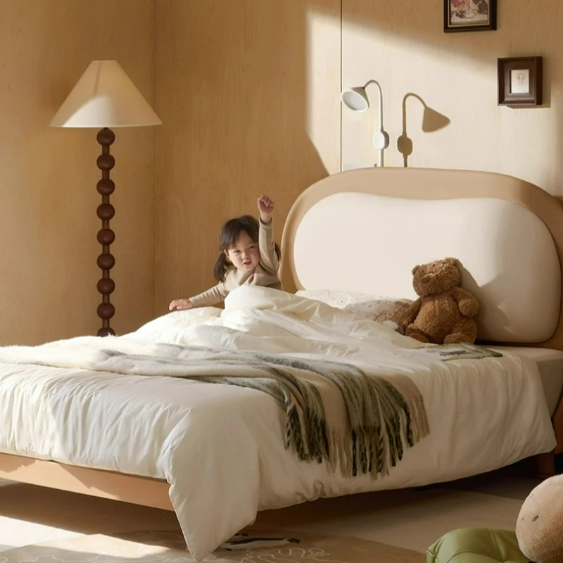 

Smart children's bed small apartment all solid wood boys and girls 1.5 meters single bed