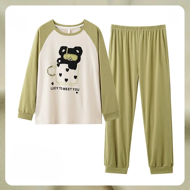 

Pajama Aesthetic Sets Women Chinese Flower Embroidered Silk Long Sleeved Mandarin Collar Nightwear Ankle Length Ethnic Elegant