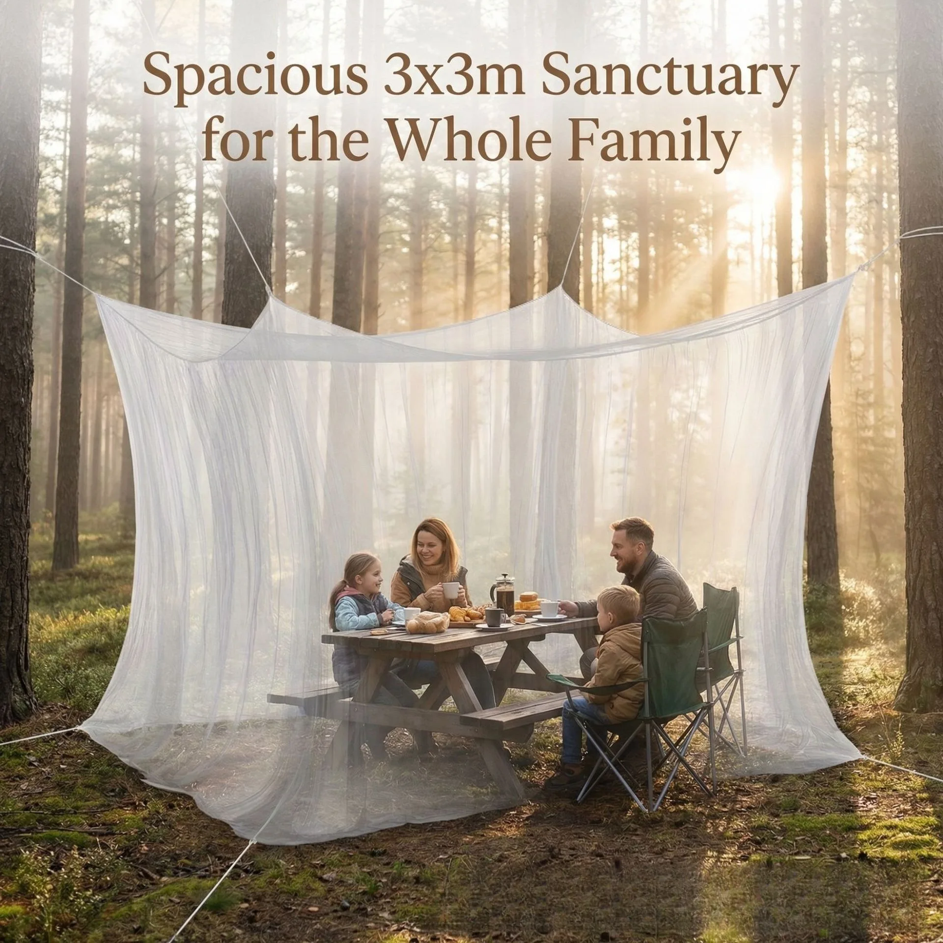 Mosquito Net Room Decor Bed Tent Sunshade Umbrella and Mosquito Net Fencing Net Large Size Outdoors Camping Fly Prevention