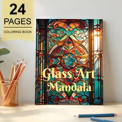 Vintage Mandala Coloring Book for Adults - 24 Pages of Simple Line Art Designs for Relaxation and Creativity