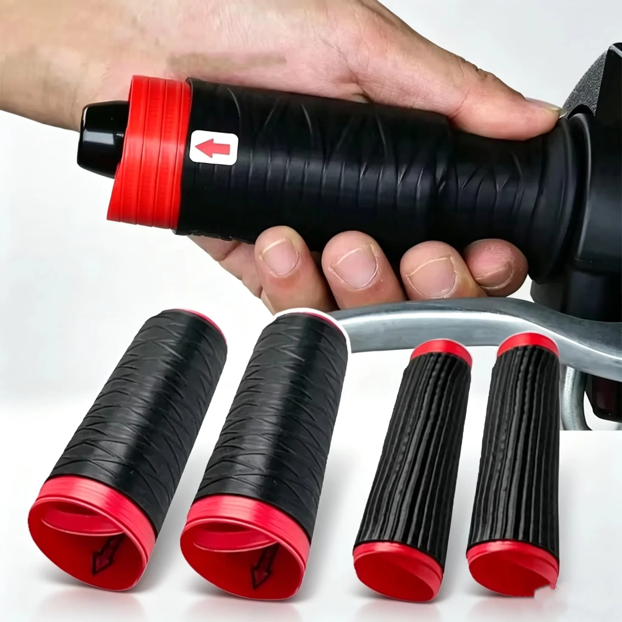 Universal Self-Shrinking Non-Slip Handlebar Sleeve Protector Motorcycle Silicone Handlebar Grip Covers