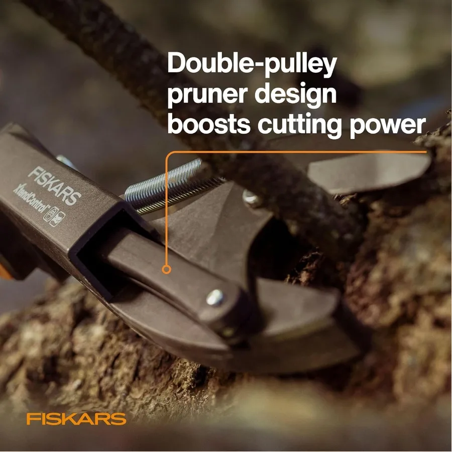 XtendControl Rotating Tree Pruner Head with Automatic Cord Reel Featuring 45Degree Rotation for Efficient Branch Trimming and P