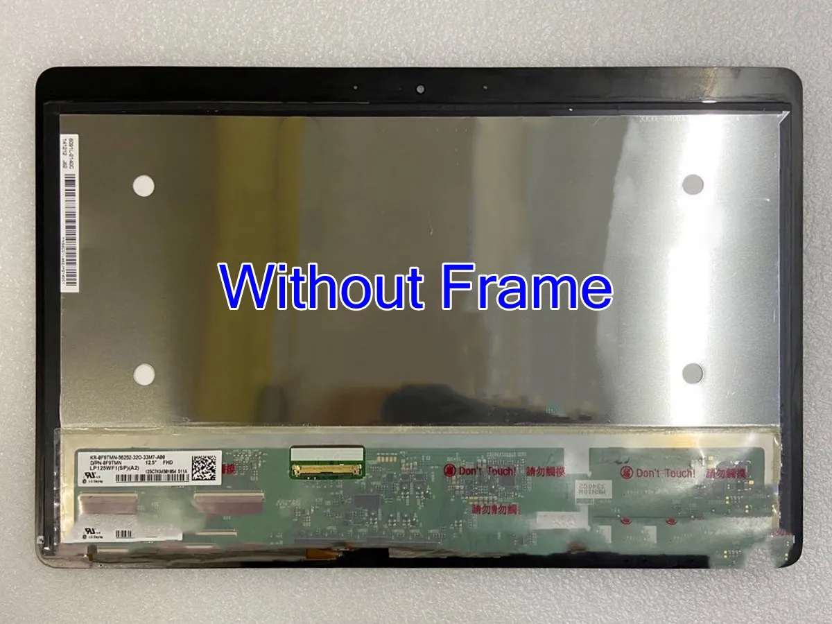 Imagem -03 - Tela Sensível ao Toque 40pin para Dell Latitude E7240 Lp125wf1-spa4 Py6p2 Montagem do Monitor Digitador com Frame Touch Display Fhd 125