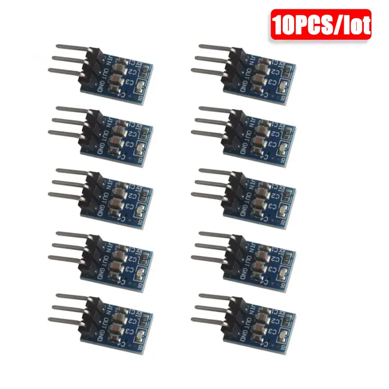 10Pcs Voltage Regulator Step Down Power Supply Module DC 4.2V-10V to 3.3V 800mA Converter Board for DIY Electronics Robotics