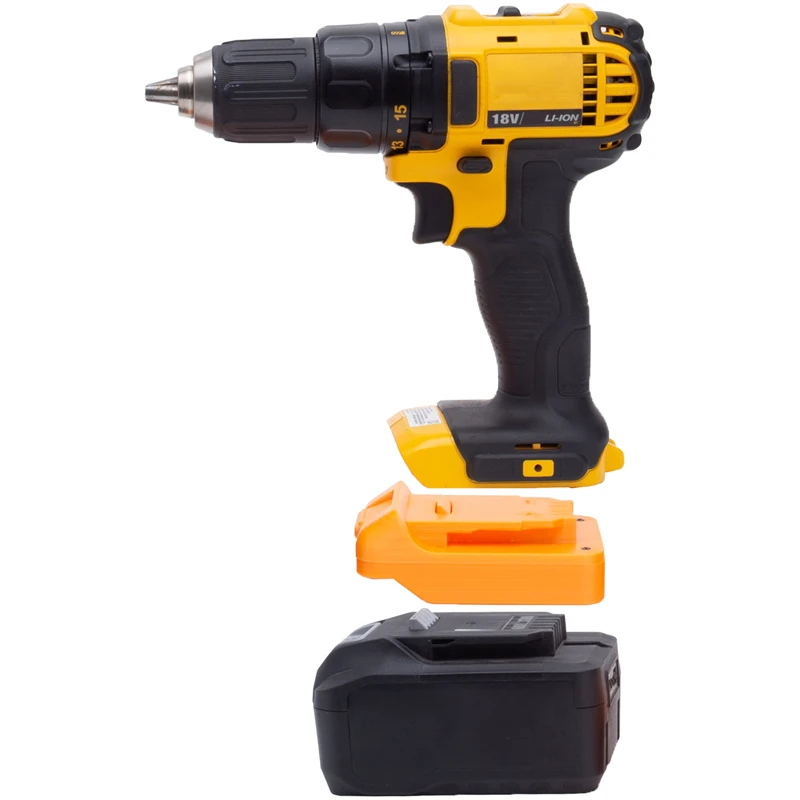 Imagem -05 - Adaptador de Bateria para Dewalt 18v Li-ion Tools Converte para Ferrex 20v Acessórios para Ferramentas Elétricas