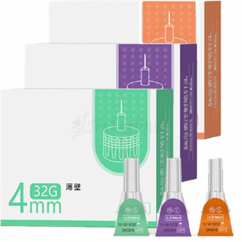 32 جرام × 4 مللي متر 5 مللي متر 6 مللي متر المحاقن غير المؤلمة الرعاية الصحية حقن القلم إبرة استخدام واحد الوشم الإبر 0.23x4 مللي متر