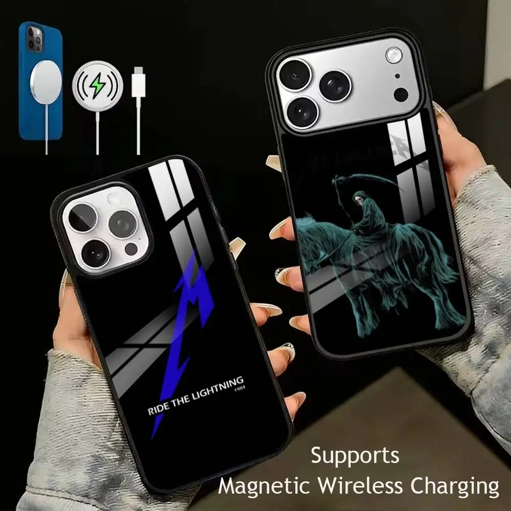 

Metallica Ride the Lightning 72 Master Phone Case For iPhone17,16,15,14,13,12,11 Plus,Pro Supports Magnetic Wireless Charging