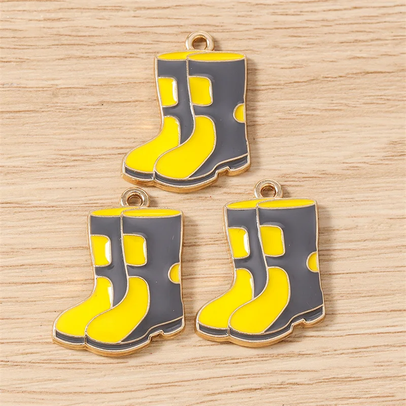 Tusember 10 Stück Feuerwehr-Anhänger Feuerwehrwagen Hydrant Stiefel Helm Charms für Halsketten Ohrringe Armbänder Schmuckherstellung – Detail 12