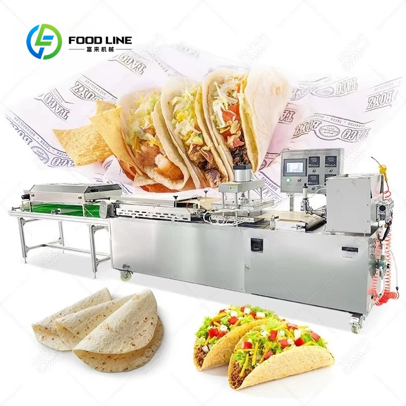 Custom Mexico Tortilla Bread Making Machine Fully Automatic Roti Making Machine Restaurant Commercial High Efficiency Equipment