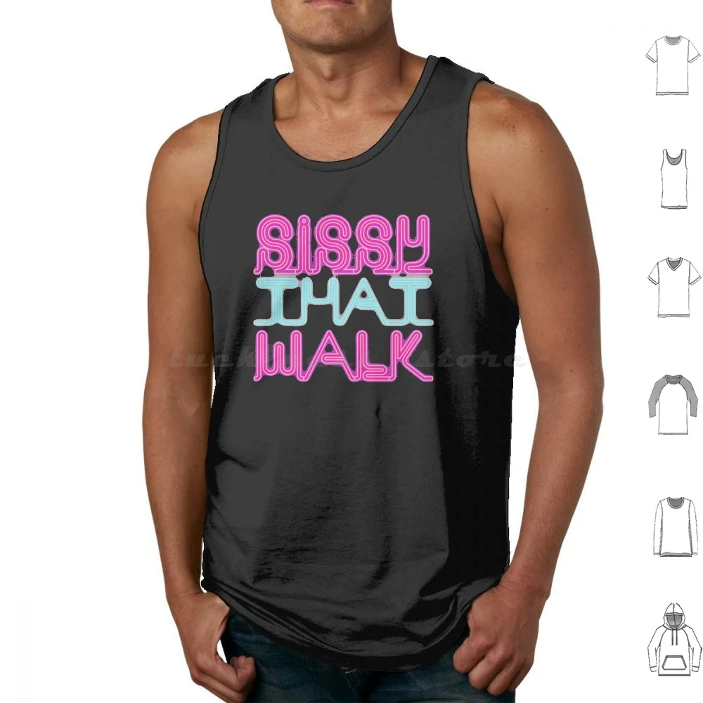 Sissy That Walk [ Rupaul&#39 ; S Drag Race ] Tank Tops Print Cotton Rupaul Rupauls Drag Race Dragrace Season Sissy