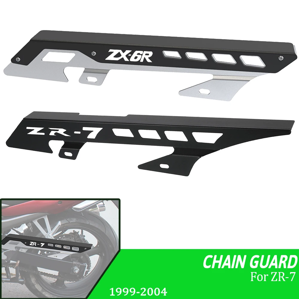 

Motorcycle For Kawasaki ZR-7 ZR 7S 1999 -2004 Chain Cover Protector Chain Guard Protection ZX 6R ZX-6R 1998 -2002 ZX6R ZR7 ZR7S