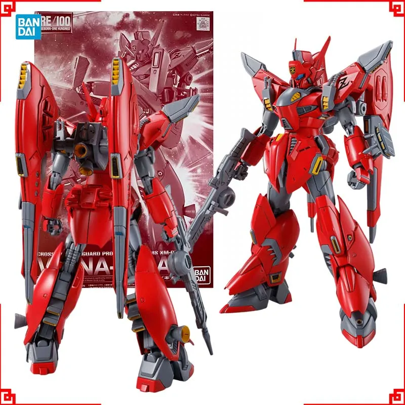 Bandai Gundam Model Kit RE 1/100 Vigna Zirah Action Figure Gunpla Building Kit Gundam Collectibles Anime Figuren Speelgoed Jongens Gift