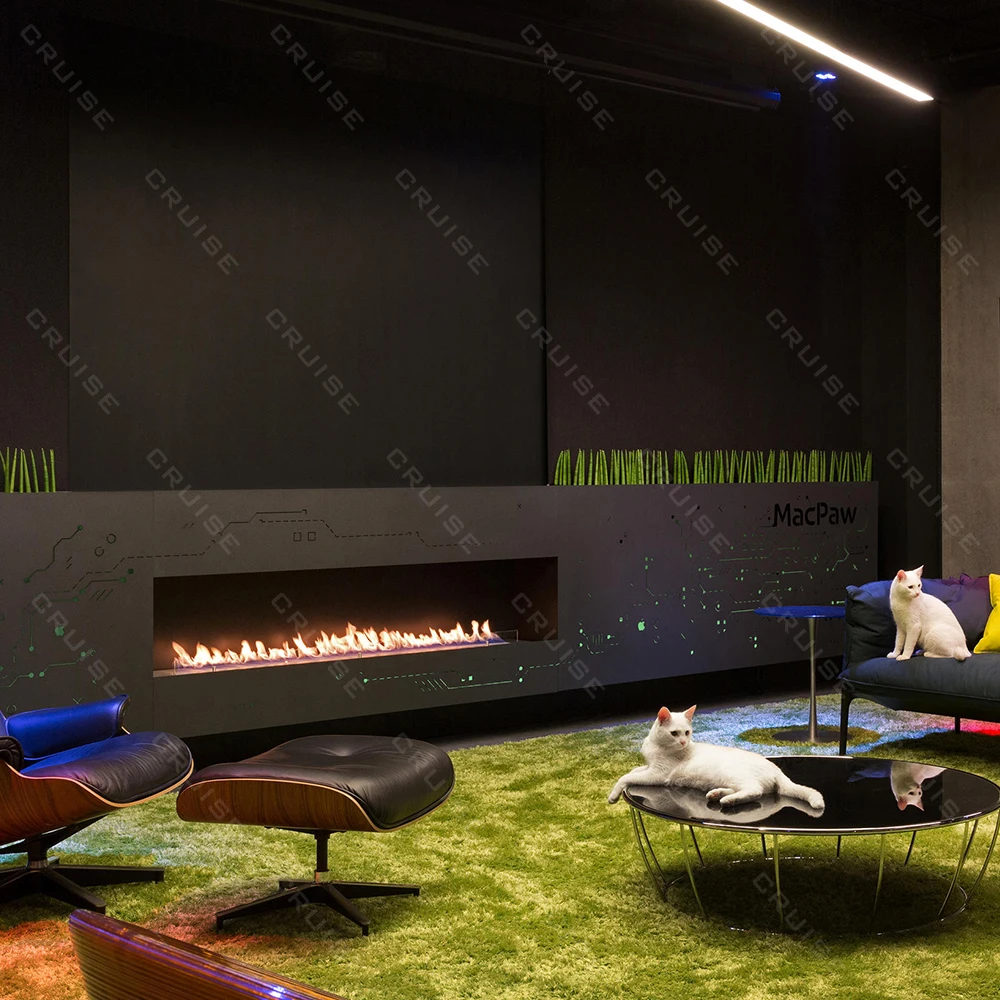 CRUISE Multiple Safety Devices Environmental Protection New Style Non-Smoking Hot Selling 1500mm Bioethanol Alcohol Fireplace