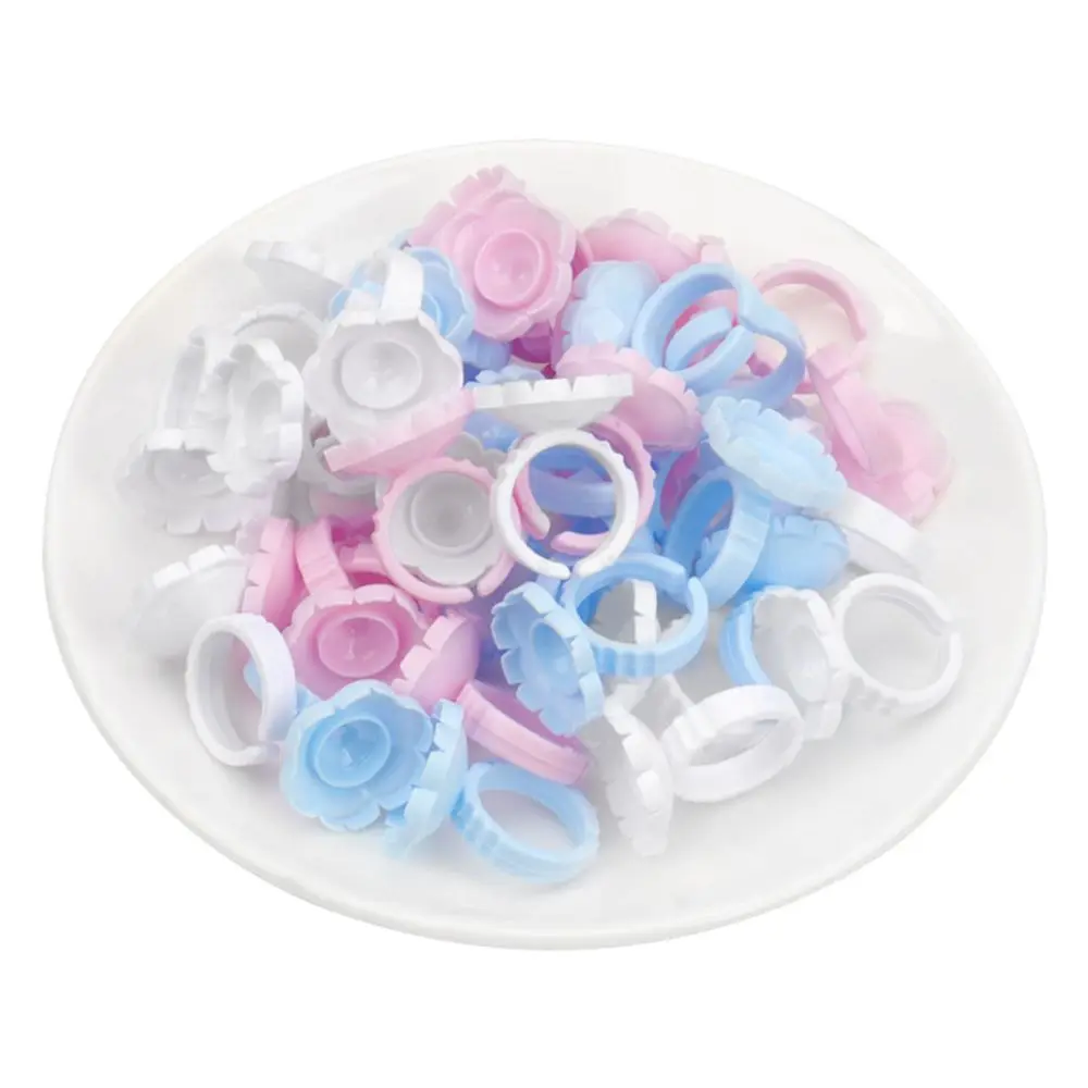 Herramienta para pestañas postizas, herramientas para extensiones de pestañas, accesorios de belleza, soporte de anillo, anillos de pegamento, suministros organizadores, trajes de injerto